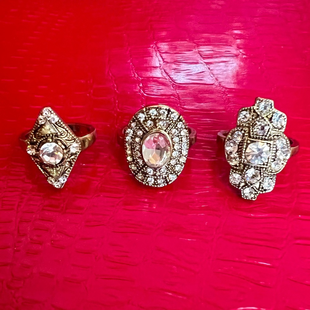 Gold Costume Jewelry Rings